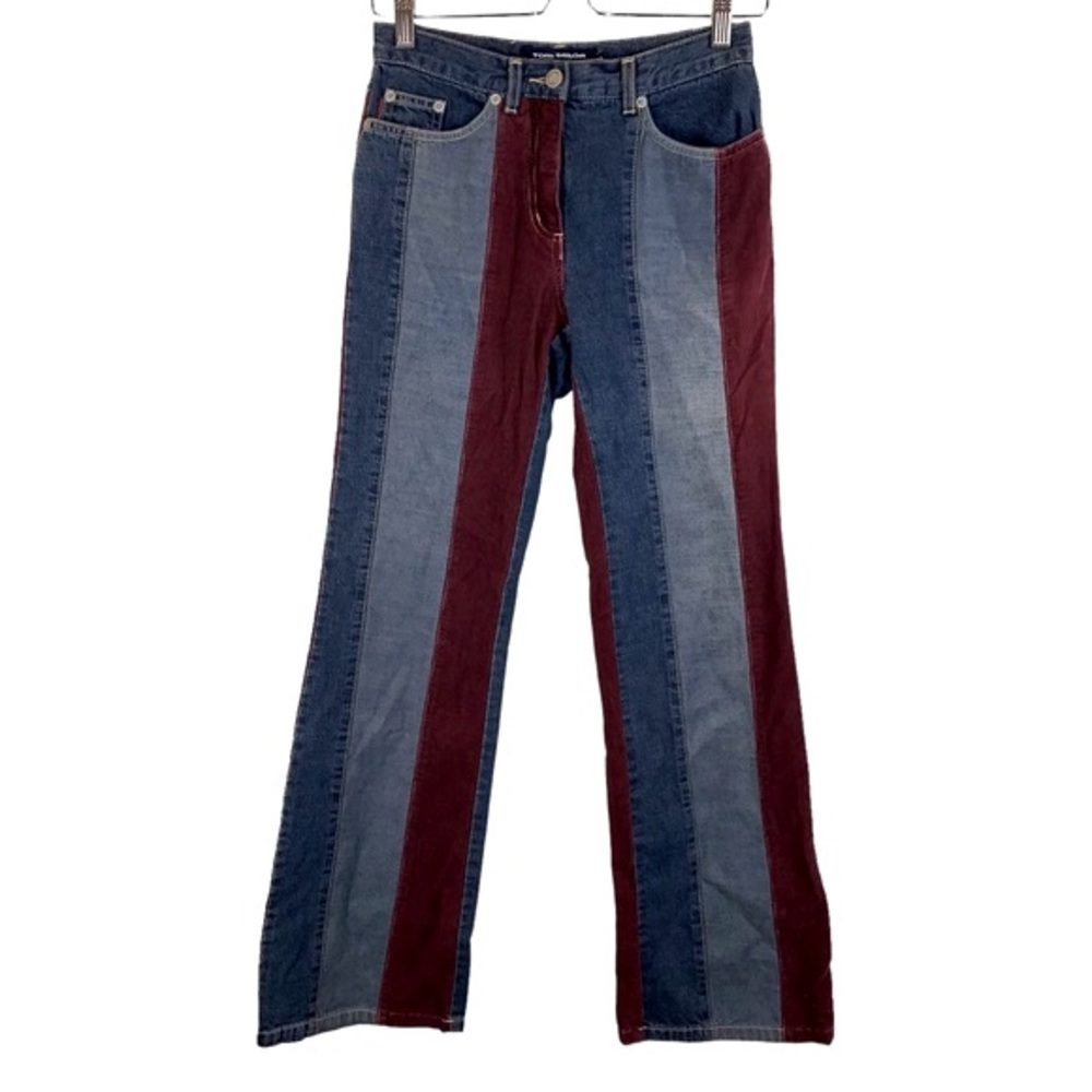 Tom Tailor Striped Flare Alexa Jeans Women's sz US 4 (EU 34)